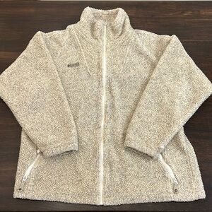 Vintage Women’s Columbia Deep Pile Sherpa Fleece with Cinch Waist